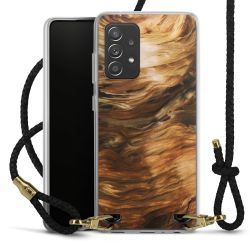 Carry Case Transparent Leather black/gold