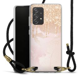 Carry Case Transparent Leather black/gold