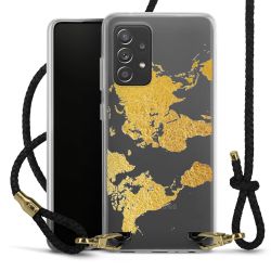 Carry Case Transparent Leather black/gold