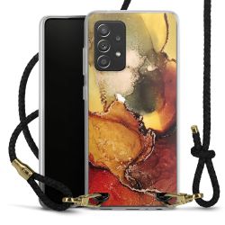 Carry Case Transparent Leather black/gold