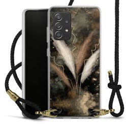 Carry Case Transparent Leather black/gold