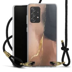 Carry Case Transparent Leather black/gold