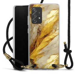 Carry Case Transparent Leather black/gold