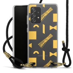 Carry Case Transparent Leather black/gold