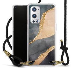 Carry Case Transparent Leather black/gold