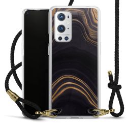 Carry Case Transparent Leather black/gold