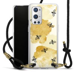 Carry Case Transparent Leather black/gold