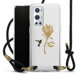 Carry Case Transparent Leather black/gold