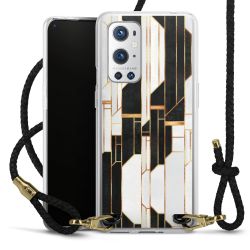 Carry Case Transparent Leather black/gold