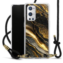 Carry Case Transparent Leather black/gold