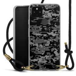 Carry Case Transparent Leather black/gold