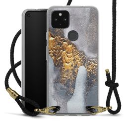 Carry Case Transparent Leather black/gold