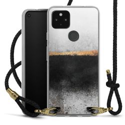 Carry Case Transparent Leather black/gold