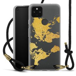 Carry Case Transparent Leather black/gold