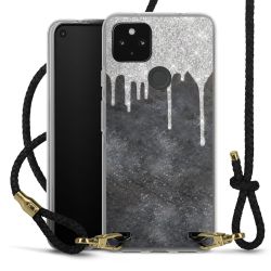 Carry Case Transparent Leather black/gold