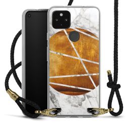 Carry Case Transparent Leather black/gold