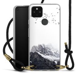 Carry Case Transparent Leather black/gold