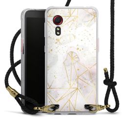 Carry Case Transparent Leather black/gold