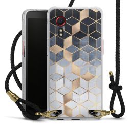 Carry Case Transparent Leather black/gold