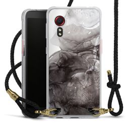 Carry Case Transparent Leather black/gold