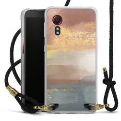 Carry Case Transparent Leather black/gold