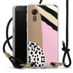 Carry Case Transparent Leather black/gold