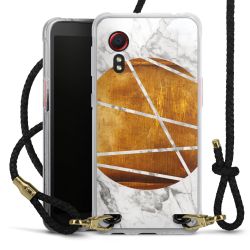 Carry Case Transparent Leather black/gold