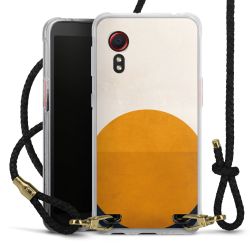 Carry Case Transparent Leather black/gold