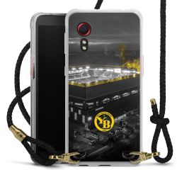 Carry Case Transparent Leather black/gold