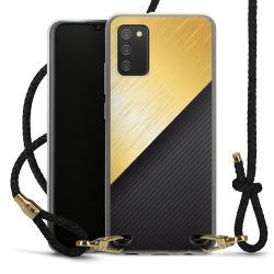 Carry Case Transparent Leather black/gold