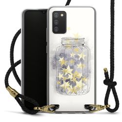 Carry Case Transparent Leather black/gold