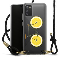 Carry Case Transparent Leather black/gold