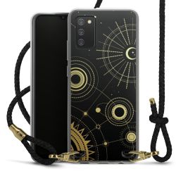 Carry Case Transparent Leather black/gold