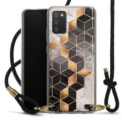 Carry Case Transparent Leather black/gold