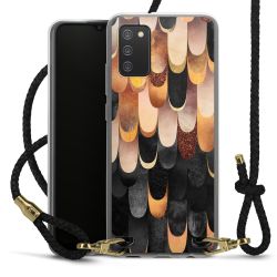 Carry Case Transparent Leather black/gold