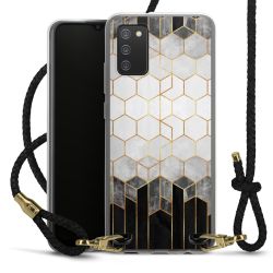 Carry Case Transparent Leather black/gold