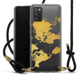 Carry Case Transparent Leather black/gold