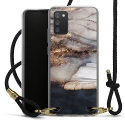 Carry Case Transparent Leather black/gold