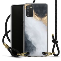 Carry Case Transparent Leather black/gold