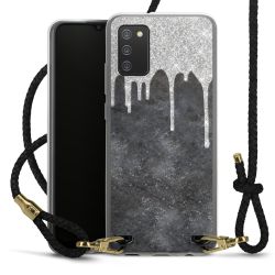 Carry Case Transparent Leather black/gold