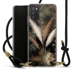 Carry Case Transparent Leather black/gold