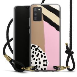 Carry Case Transparent Leather black/gold