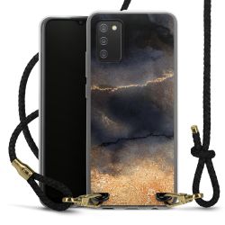 Carry Case Transparent Leather black/gold