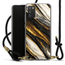 Carry Case Transparent Leather black/gold