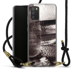 Carry Case Transparent Leather black/gold