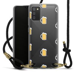 Carry Case Transparent Leather black/gold