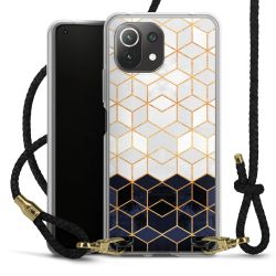 Carry Case Transparent Leather black/gold