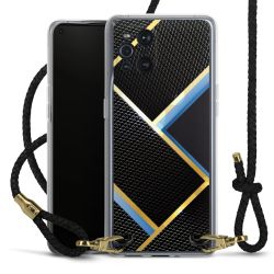 Carry Case Transparent Leather black/gold