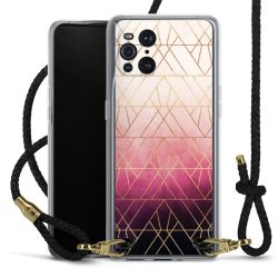 Carry Case Transparent Leather black/gold