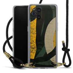 Carry Case Transparent Leather black/gold